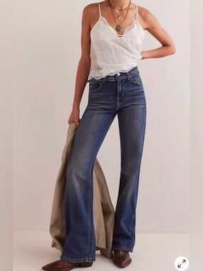 Free People We The Free NWT Sabine Slim Straight Size 27